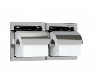 Recessed two roll paper dispenser 304 stainless steel